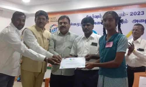 மத்திய கல்வி அமைச்சகம் சார்பில்மாவட்ட அளவிலான ஓவியப்போட்டி