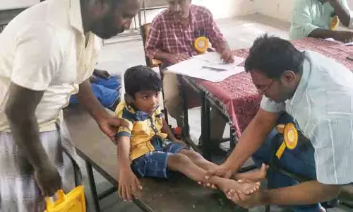 மாற்றுத்திறனாளி மாணவர்களுக்கான இலவச மருத்துவ முகாம் மாற்றுத்திறனாளி மாணவர்களுக்கான இலவச மருத்துவ முகாம்