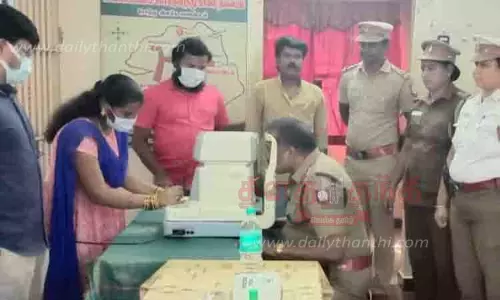 டிரைவர்களுக்கு கண் பரிசோதனை