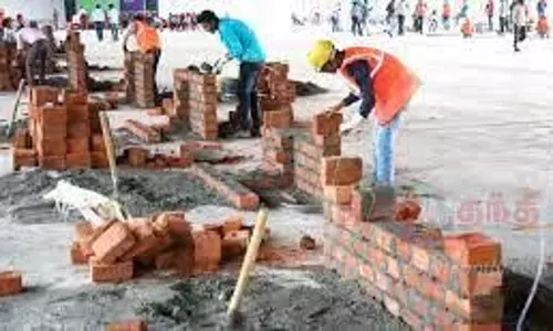 கட்டுமான தொழிலாளர்களுக்கு திறன் பயிற்சி