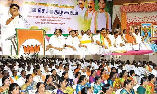 நாடாளுமன்ற தேர்தலில் வெற்றி வாகை சூடி பா.ஜ.க. ஆட்சி மீண்டும் தொடர இடைவிடாது பணியாற்றுவோம்