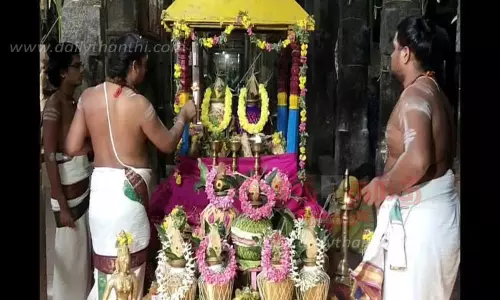 தூத்துக்குடி சிவன் கோவிலில் தை அமாவாசை பத்ர தீப விழா