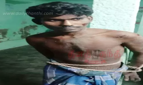 வீடு புகுந்து திருட முயன்ற வாலிபர் பொதுமக்களிடம் சிக்கினார்; தூணில் கட்டி வைத்ததால் பரபரப்பு வீடு புகுந்து திருட முயன்ற வாலிபர் பொதுமக்களிடம் சிக்கினார்; தூணில் கட்டி வைத்ததால் பரபரப்பு