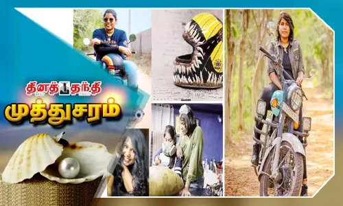 பைக்கில் கீழே விழுந்தார்...! உடனே மீண்டு எழுந்தார்..! பைக்கில் கீழே விழுந்தார்...! உடனே மீண்டு எழுந்தார்..!