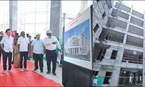 ரூ.230 கோடியில் கட்டப்படும் பன்னோக்கு மருத்துவமனை: முதல்-அமைச்சர் நேரில் ஆய்வு ரூ.230 கோடியில் கட்டப்படும் பன்னோக்கு மருத்துவமனை: முதல்-அமைச்சர் நேரில் ஆய்வு