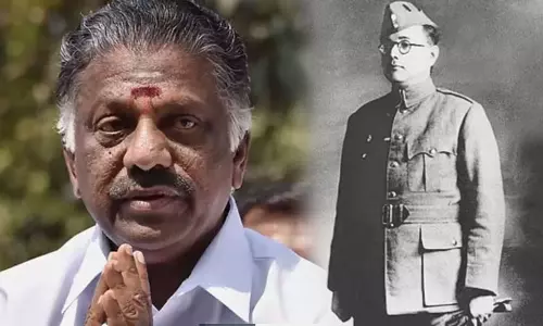 வங்கத்து சிங்கம் நேதாஜியின் வீரத்தினை போற்றிடுவோம் - ஓ.பன்னீர்செல்வம்