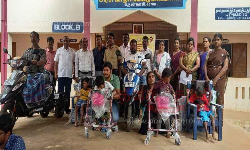 மாற்றுத்திறனாளிகளுக்கு சிறப்பு முகாம் மாற்றுத்திறனாளிகளுக்கு சிறப்பு முகாம்