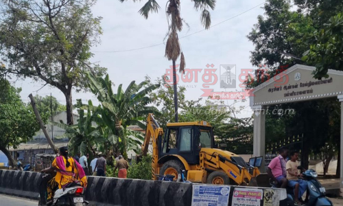 பள்ளிபாளையத்தில் ஆக்கிரமிப்புகள் அகற்றம்