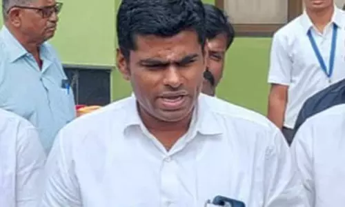 ``தி.மு.க. கூட்டணியை எதிர்த்து நிற்க கூடிய பலம் வாய்ந்த கட்சி அ.தி.மு.க.தான் அண்ணாமலை பரபரப்பு பேட்டி