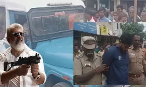 துணிவு படம் பார்த்து பட்ட பகலில் வங்கி ஊழியர்களை கட்டிப்போட்டு கொள்ளை முயற்சி இளைஞர் கைது