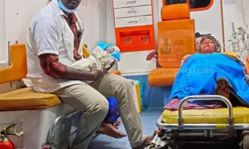 கடம்பூர் அருகே108 ஆம்புலன்சில் குழந்தை பெற்ற பெண்