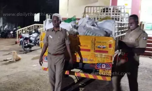2 டன் ரேஷன் அரிசி பறிமுதல் 2 டன் ரேஷன் அரிசி பறிமுதல்