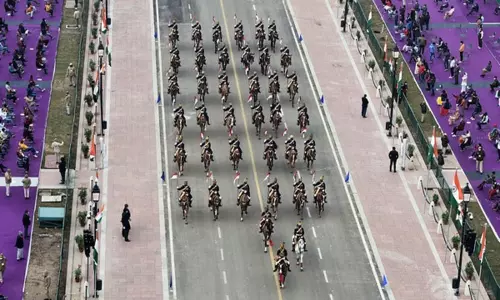 குடியரசு தினத்தையொட்டி டெல்லியில் பலத்த பாதுகாப்பு