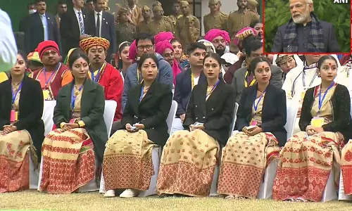 உங்களால் இரவும் பகலும் உழைக்கும் ஊக்கம் எனக்கு ஏற்படுகிறது: என்.சி.சி. மாணவர்களுடன் உரையாடிய பிரதமர் மோடி உங்களால் இரவும் பகலும் உழைக்கும் ஊக்கம் எனக்கு ஏற்படுகிறது: என்.சி.சி. மாணவர்களுடன் உரையாடிய பிரதமர் மோடி