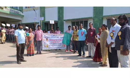 விக்கிரவாண்டியில்தேசிய வாக்காளர் தின விழிப்புணர்வு பேரணி