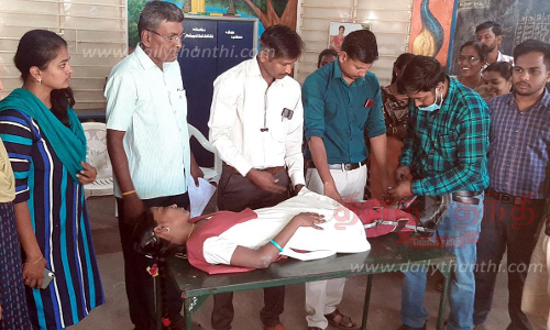 மாற்றுத்திறனாளி குழந்தைகளுக்குஉதவி உபகரணங்கள் பொருத்தும் நிகழ்ச்சி