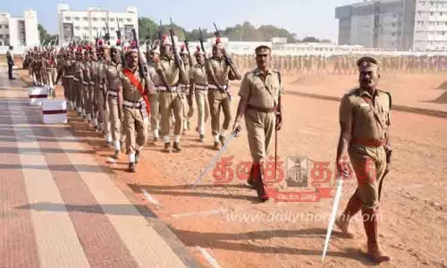 குடியரசு தின விழாவையொட்டி அரியலூரில் பலத்த போலீஸ் பாதுகாப்பு