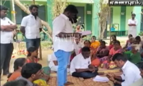 பரந்தூரில் விமான நிலையம் அமைக்க எதிர்ப்பு - கிராம சபை கூட்டத்தில் 4-வது முறையாக நிறைவேற்றப்பட்ட தீர்மானம்...! பரந்தூரில் விமான நிலையம் அமைக்க எதிர்ப்பு - கிராம சபை கூட்டத்தில் 4-வது முறையாக நிறைவேற்றப்பட்ட தீர்மானம்...!