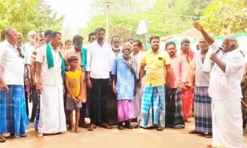 கிராம சபை கூட்டத்தை புறக்கணித்த பொதுமக்கள்