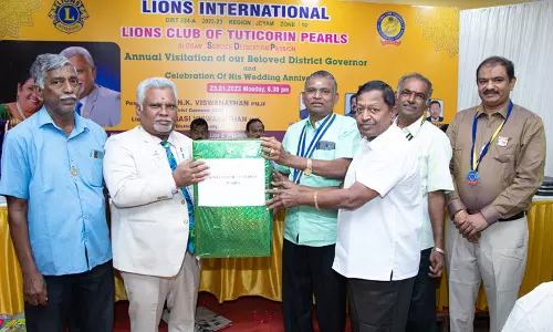 தூத்துக்குடி பியர்ல்ஸ் அரிமா சங்கம் சார்பில்நலத்திட்ட உதவிகள் வழங்கும் விழா