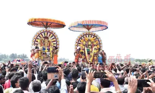 கலசபாக்கம் செய்யாற்றில் ஆற்று திருவிழா