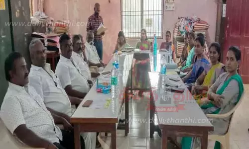 சாத்தான்குளம் பேரூராட்சி மன்ற கூட்டம்