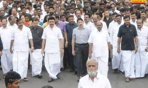 முதல் அமைச்சர் தலைமையில் பிப்.3ல் அமைதிப் பேரணி: அண்ணாவின் நினைவு நாளை முன்னிட்டு திமுக அறிவிப்பு