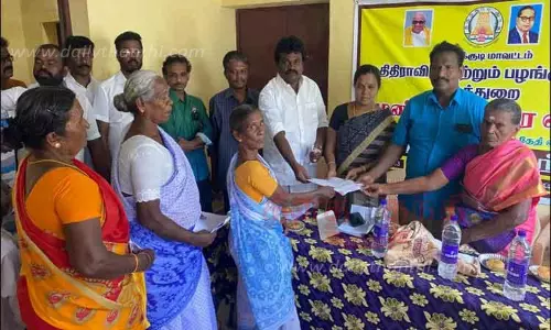 ஆதி திராவிட நலத்துறை சார்பில் மனிதநேய வார விழா