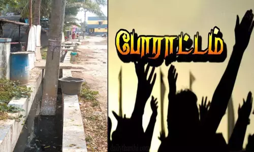காட்ரம்பாக்கம் ஊராட்சியில் மின்கம்பத்தை அகற்றாமல் கால்வாய் அமைப்பு காட்ரம்பாக்கம் ஊராட்சியில் மின்கம்பத்தை அகற்றாமல் கால்வாய் அமைப்பு