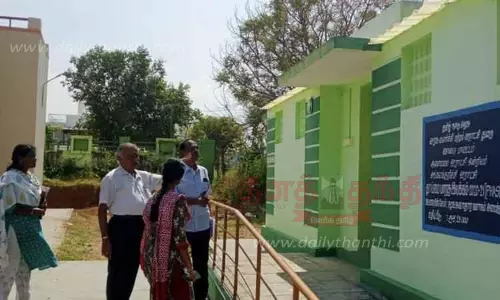 மகளிர் சுய உதவிக்குழு கட்டிடத்தை கூடுதல் கலெக்டர் ஆய்வு