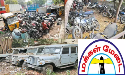 வழக்குகளில் பிடிபட்டு துருப்பிடித்த நிலையில் குவிந்து கிடக்கும் வாகனங்கள் ஏலம்விடப்படுமா? பொதுமக்கள் எதிர்பார்ப்பு
