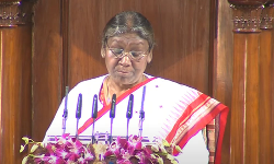 ஜனாதிபதி உரையுடன் தொடங்கியது நாடாளுமன்ற பட்ஜெட் கூட்டத்தொடர்