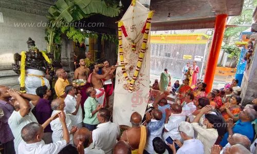 சிவசுப்பிரமணியசாமி கோவிலில் தைப்பூச தேர் திருவிழா தொடங்கியது சிவசுப்பிரமணியசாமி கோவிலில் தைப்பூச தேர் திருவிழா தொடங்கியது