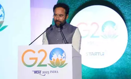 ஜி-20 மாநாட்டையொட்டி சுற்றுலாவை ஊக்குவிக்கும் பிரசாரம் - மத்திய மந்திரி தொடங்கி வைத்தார் ஜி-20 மாநாட்டையொட்டி சுற்றுலாவை ஊக்குவிக்கும் பிரசாரம் - மத்திய மந்திரி தொடங்கி வைத்தார்