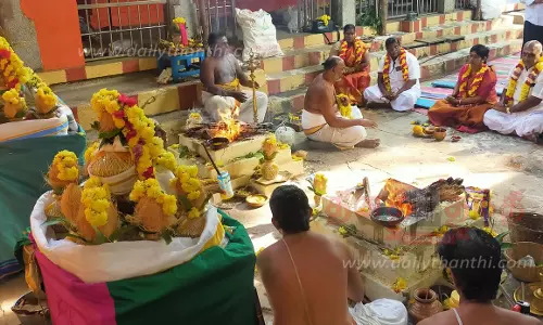 கோதண்ட ராமர் கோவிலில் பாலாலயம் கோதண்ட ராமர் கோவிலில் பாலாலயம்