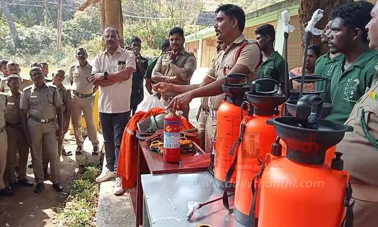 சாட்டிலைட் உதவியுடன் தீ பரவல் தடுப்பு பணி