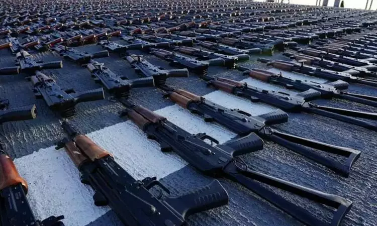 ஏமன் நோக்கிச் சென்ற ஈரான் துப்பாக்கிகள், ஏவுகணைகளை கைப்பற்றிய பிரான்ஸ்