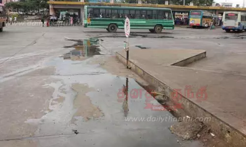 கழிவுநீர் தேங்குவதால் தொற்று நோய் பரவும் அபாயம்