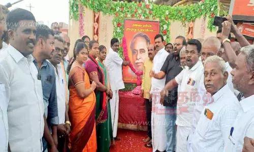 பாவூர்சத்திரத்தில் அண்ணா நினைவு தினம்