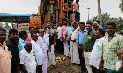 புதிய சுத்திகரிக்கப்பட்ட குடிநீர் நிலையம் அமைக்கும் பணி தொடக்கம் புதிய சுத்திகரிக்கப்பட்ட குடிநீர் நிலையம் அமைக்கும் பணி தொடக்கம்