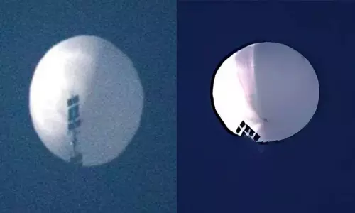 உளவு பலூன் விவகாரம்; அமெரிக்க வான்வெளி பகுதியில் பறந்தது ஆராய்ச்சி விமானம்:  சீனா விளக்கம்