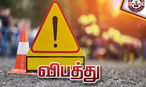 டிராக்டர் கவிழ்ந்து விபத்து;உடல்நசுங்கி டிரைவர் சாவு