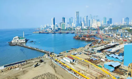 மும்பை கடற்கரை சாலை பணி 69 சதவீதம் நிறைவு - மாநகராட்சி பட்ஜெட்டில் தகவல்
