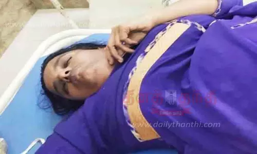 மேம்பாலத்தில் இருந்து குதித்து மற்றொரு மகளுடன் தற்கொலைக்கு முயன்ற பெண் மேம்பாலத்தில் இருந்து குதித்து மற்றொரு மகளுடன் தற்கொலைக்கு முயன்ற பெண்