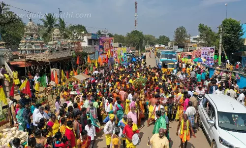 மகாசக்தி மாரியம்மன் கோவிலில் தைப்பூசத்தை முன்னிட்டு 34-ம் ஆண்டு பால்குட திருவிழா