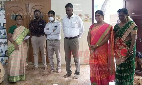 மாற்றுத்திறனாளி மாணவர்களுக்கு டெங்கு விழிப்புணர்வு