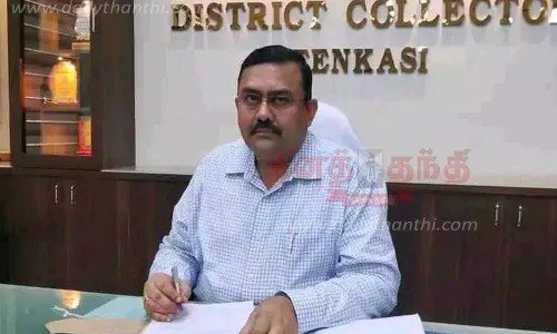 தென்காசி புதிய கலெக்டராக ரவிச்சந்திரன் பொறுப்பேற்பு