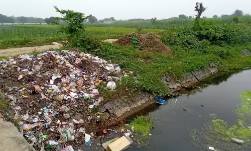 தூர்ந்துபோன நீர்வரத்து வாய்க்கால்கள்