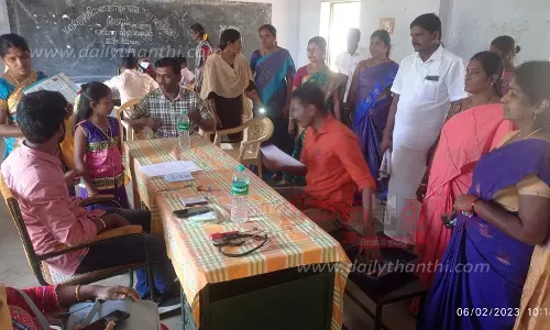 மாற்றுத்திறன் மாணவர்களுக்கு இலவச மருத்துவ முகாம்