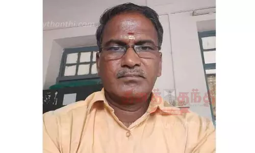 பள்ளியில் மயங்கி விழுந்த ஆசிரியர் சாவு